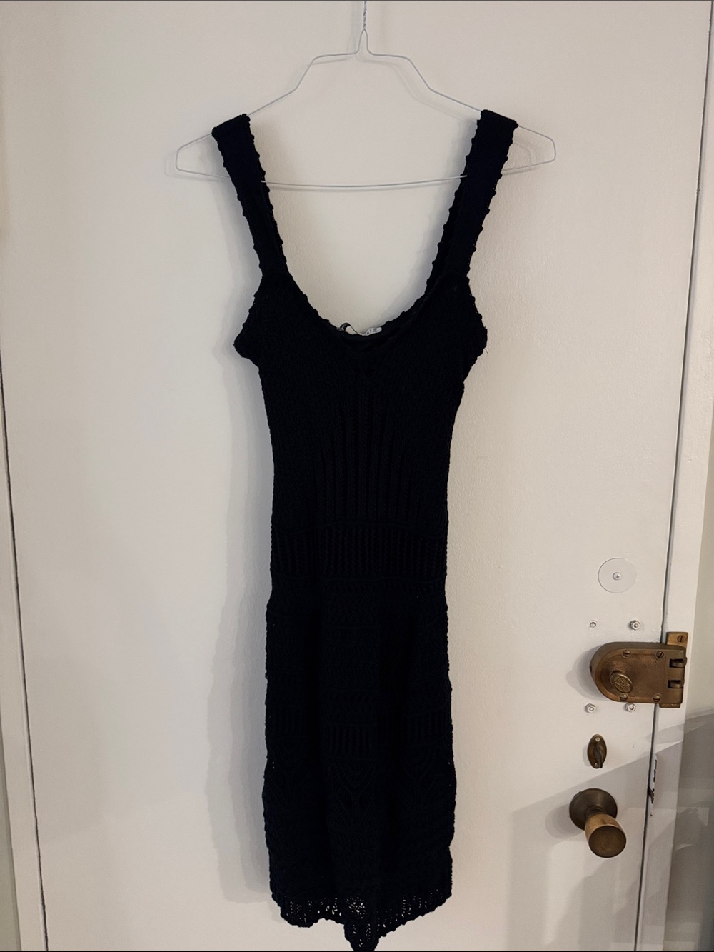 Abercrombie & Fitch Black Knit Mini Dress